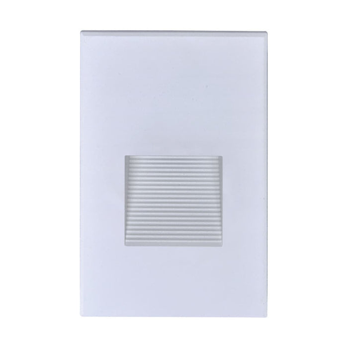 Step Light Nuvo 65-405 LED Vertical Step Light - 3W - White Finish - 120V Nuvo