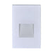 Step Light Nuvo 65-405 LED Vertical Step Light - 3W - White Finish - 120V Nuvo