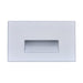 Step Light Nuvo 65-407 LED Horizontal Step Light - 5W - White Finish - 120V Nuvo