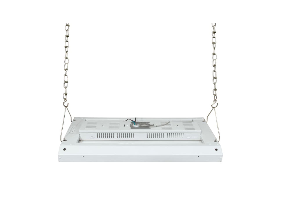 Linear Hi-Bay Nuvo 65-502 LED 2 ft. Linear Hi-Bay - 80W - 5000K - 100-277V - White Finish Nuvo