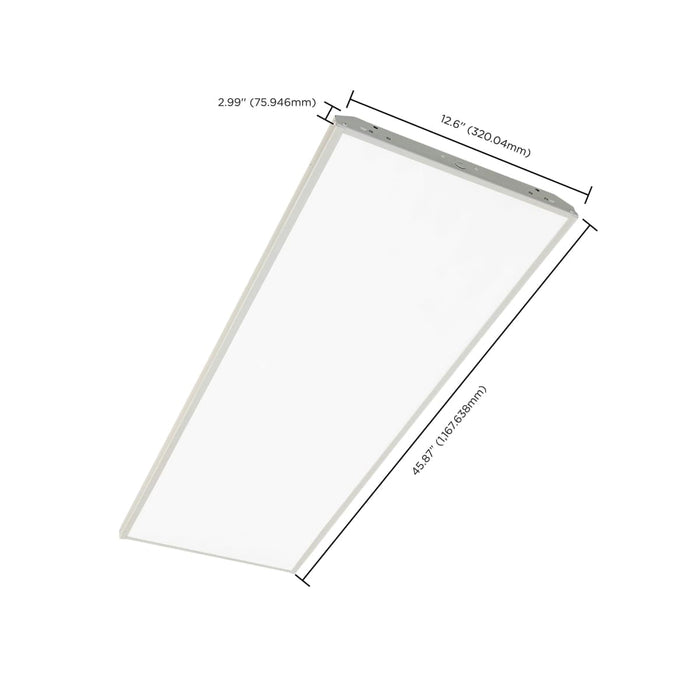 Linear Hi-Bay Nuvo 65-507 LED 4 ft. Linear Hi-Bay - 225W - 4000K - 100-277V - White Finish Nuvo