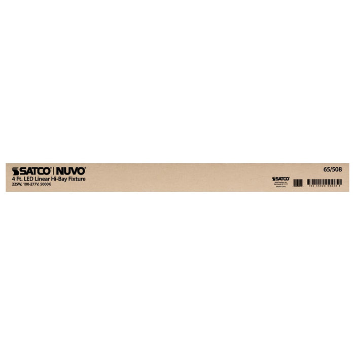 Linear Hi-Bay Nuvo 65-508 LED 4 ft. Linear Hi-Bay - 225W - 5000K - 100-277V - White Finish Nuvo