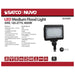 Flood Light Nuvo 65-535R1 LED Medium Flood Light - 30W - 4000K - Bronze Finish - 100V-277V - Dimmable Nuvo