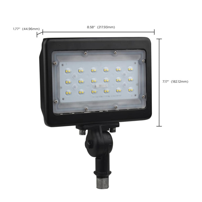 Flood Light Nuvo 65-535R1 LED Medium Flood Light - 30W - 4000K - Bronze Finish - 100V-277V - Dimmable Nuvo