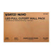 Wall Pack Nuvo 65-555 20/40/60 Watt LED Cutoff Wall Pack - 3K/4K/5K CCT - Field Selectable - Bronze - 120-347 Volt Nuvo