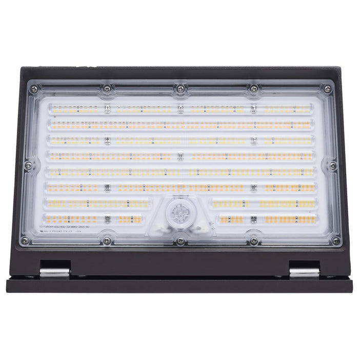 Wall Pack Nuvo 65-556 80/100/120 Watt LED Cutoff Wall Pack - 3K/4K/5K CCT - Field Selectable - Bronze - 120-347 Volt Nuvo