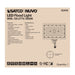 Flood Light Nuvo 65-618 LED Flood Light - 90 Watt - 5000K - Bronze Finish Nuvo