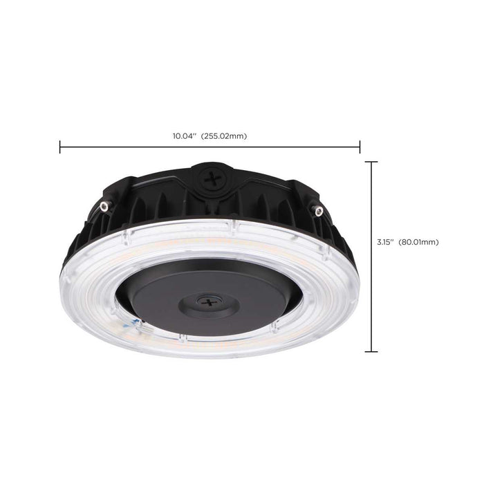 Canopy Nuvo 65-626R1 LED Canopy Fixture - 40 Watt - CCT Selectable - Bronze Finish Nuvo
