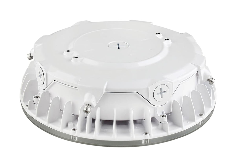 Canopy Nuvo 65-631 LED Canopy Fixture - 100 Watt - CCT Selectable - White Finish - 100-277 Volt Nuvo