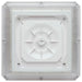 Canopy Nuvo 65-635 Square LED - Wide Beam Angle Canopy Light - 3K/4K/5K CCT Selectable - 60W/75W/90W Wattage Selectable - White Finish Nuvo