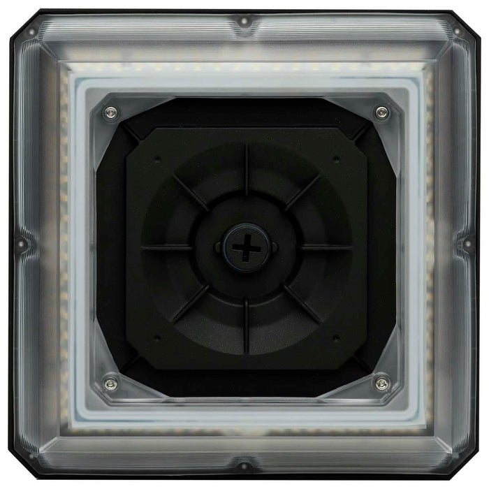 Canopy Nuvo 65-636 Square LED - Wide Beam Angle Canopy Light - 3K/4K/5K CCT Selectable - 20W/30W/45W Wattage Selectable - Bronze Finish Nuvo