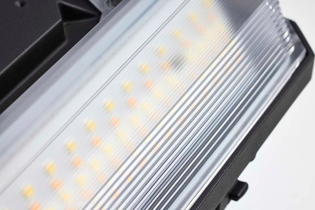 Canopy Nuvo 65-637 Square LED - Wide Beam Angle Canopy Light - 3K/4K/5K CCT Selectable - 60W/75W/90W Wattage Selectable - Bronze Finish Nuvo
