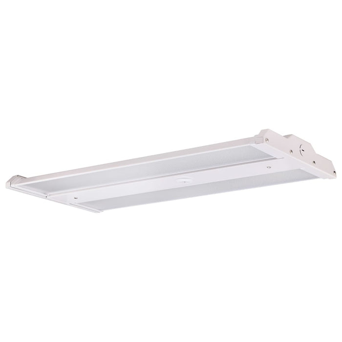 Linear Hi-Bay Nuvo 65-641R1 LED Adjustable High bay - 110 Watt - 4000K - Integrated Sensor Port - 120-277 Volt - White Finish Nuvo