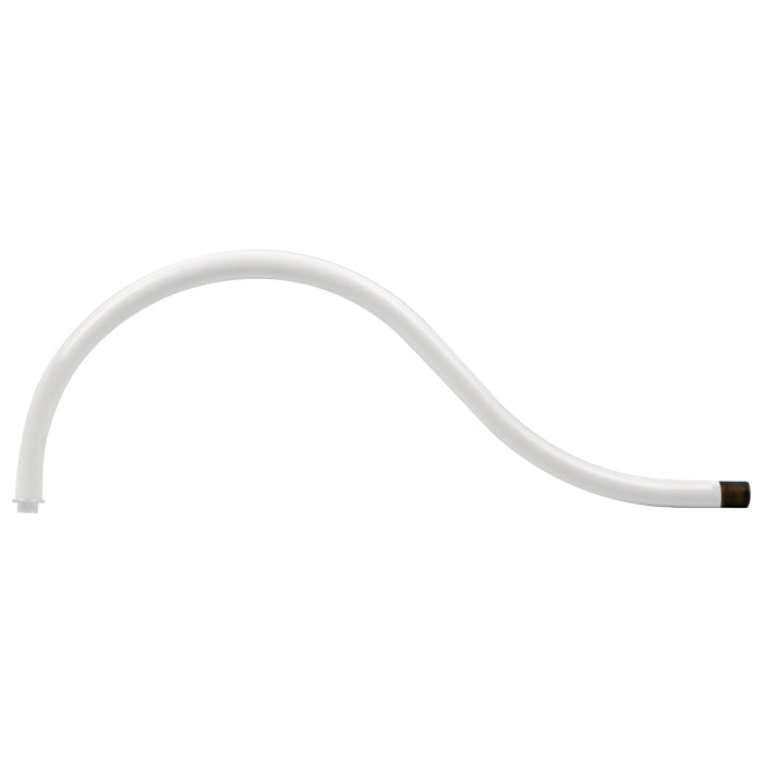 Lighting Accessories Nuvo 65-657 – 24-Inch Gooseneck Barn Light Mounting Arm – White Satco Nuvo