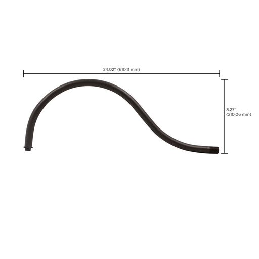 Lighting Accessories Nuvo 65-659 – 24-Inch Gooseneck Barn Light Mounting Arm – Bronze Satco Nuvo