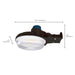 Area Light Nuvo 65-686 60 Watt LED Area Light with Photocell - CCT Selectable and Dimmable - Bronze Finish - 120-277 Volts - Ultra Bright Lumens Nuvo