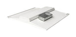 Troffer Nuvo 65-690 2X2 Single Basket LED Troffer Fixture - Wattage Selectable - CCT Selectable - Lumens Selectable - 100-277V - White Finish Nuvo