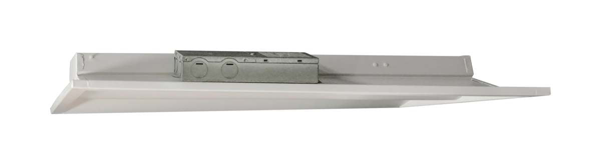 Troffer Nuvo 65-690 2X2 Single Basket LED Troffer Fixture - Wattage Selectable - CCT Selectable - Lumens Selectable - 100-277V - White Finish Nuvo