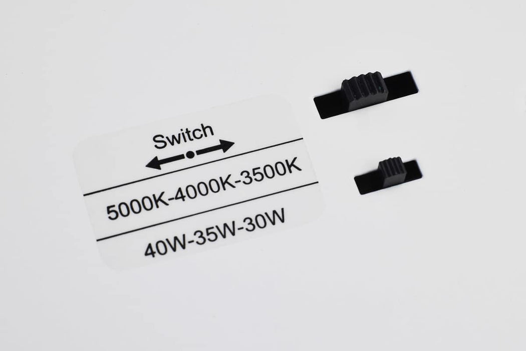 Troffer Nuvo 65-690 2X2 Single Basket LED Troffer Fixture - Wattage Selectable - CCT Selectable - Lumens Selectable - 100-277V - White Finish Nuvo