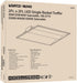 Troffer Nuvo 65-690 2X2 Single Basket LED Troffer Fixture - Wattage Selectable - CCT Selectable - Lumens Selectable - 100-277V - White Finish Nuvo