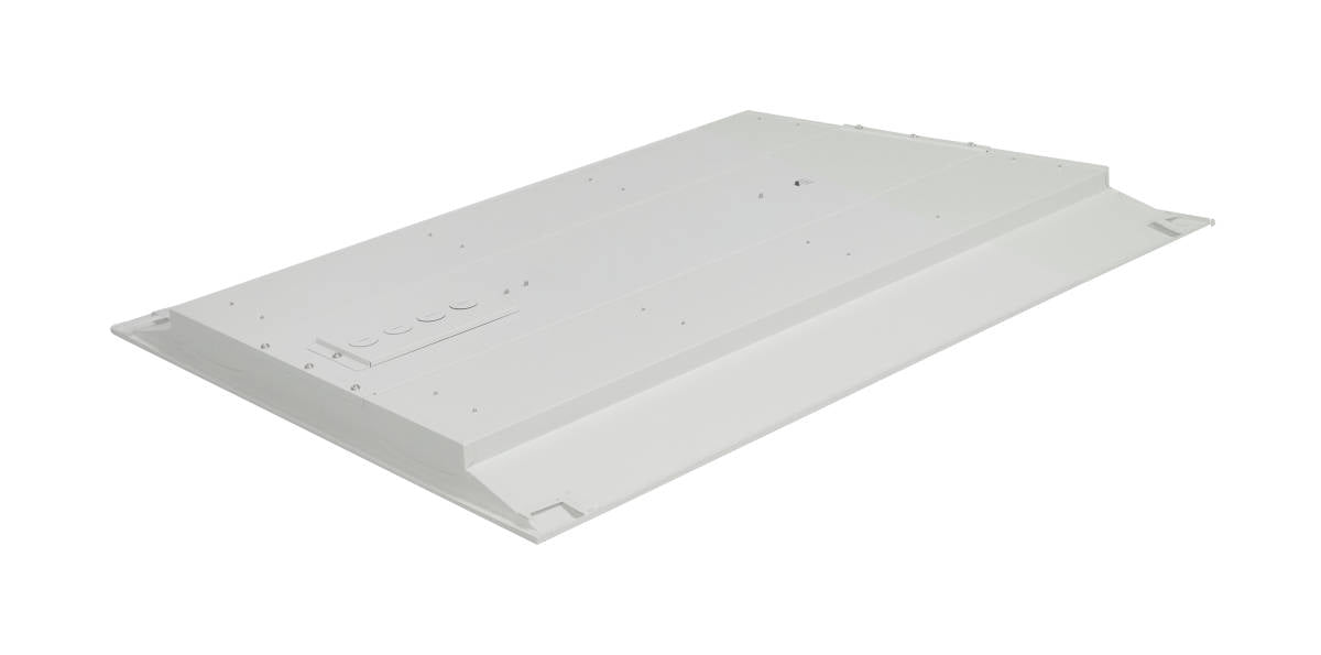 Double Basket Troffer Nuvo 65-694 2X2 Double Basket LED Troffer Fixture - Wattage Selectable - CCT Selectable - Lumens Selectable - 100-277V - White Finish Nuvo