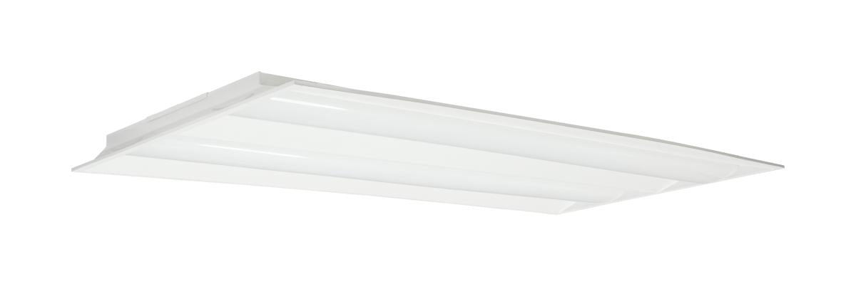 Double Basket Troffer Nuvo 65-695 2X4 Double Basket LED Troffer Fixture - Wattage Selectable - CCT Selectable - Lumens Selectable - 100-277V - White Finish Nuvo