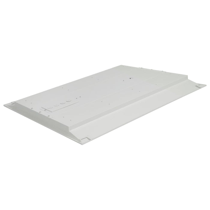 Double Basket Troffer Nuvo 65-696 2X2 Emergency Backup - Double Basket LED Troffer Fixture - Wattage Selectable - CCT Selectable - Lumens Selectable - White Finish Nuvo