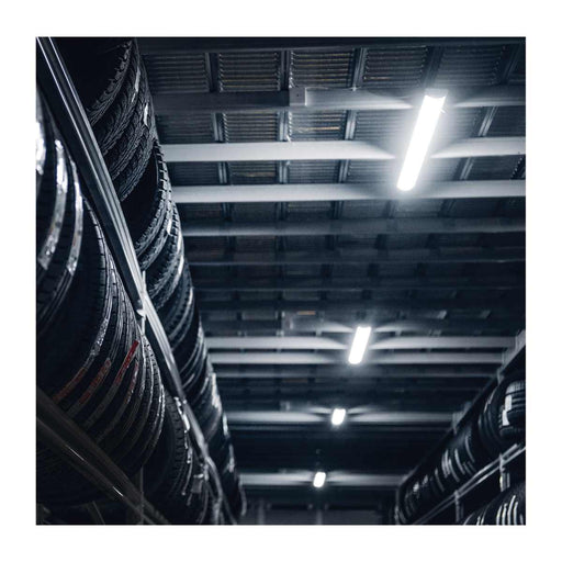 Strip Light Nuvo 65-698 LED 2 ft. - Linear Strip Light - 20W - White Finish - CCT Selectable - 100-277V - Integrated EM & Sensor Nuvo
