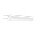 Strip Light Nuvo 65-698 LED 2 ft. - Linear Strip Light - 20W - White Finish - CCT Selectable - 100-277V - Integrated EM & Sensor Nuvo