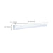 Strip Light Nuvo 65-699 LED 4 ft - Linear Strip Light - 30W/40W/50W - White Finish - CCT Selectable - 100-277V - Integrated EM & Sensor Nuvo