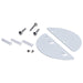 Strip Light Nuvo 65-700R1 2 Foot LED Linear Strip Light - Field Selectable - White Finish Nuvo
