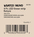 Strip Light Nuvo 65-701 4 ft. LED - Linear Strip Light - Wattage and CCT Selectable - White Finish Nuvo