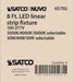 Strip Light Nuvo 65-702 8 ft. LED - Linear Strip Light - Wattage and CCT Selectable - White Finish Nuvo
