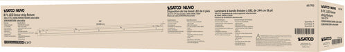 Strip Light Nuvo 65-702 8 ft. LED - Linear Strip Light - Wattage and CCT Selectable - White Finish Nuvo