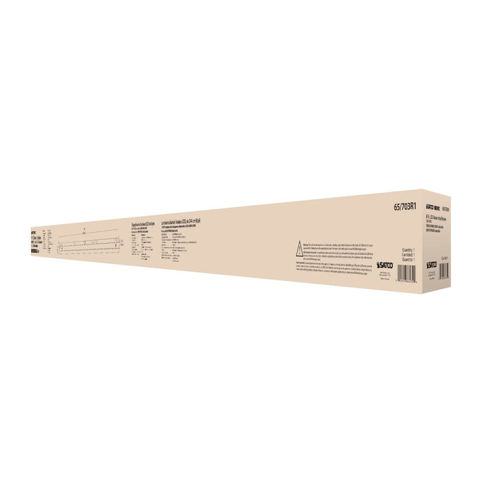 Strip Light Nuvo 65-703R1 8 Foot LED Linear Strip Light - Field Selectable - White Finish Nuvo