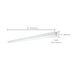 Strip Light Nuvo 65-703R1 8 Foot LED Linear Strip Light - Field Selectable - White Finish Nuvo