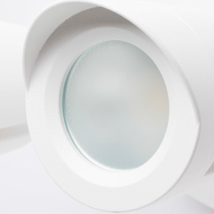 Security Lighting Nuvo 65-710 LED Security Light - Dual Head - White Finish - 3000K Nuvo