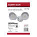 Security Lighting Nuvo 65-710 LED Security Light - Dual Head - White Finish - 3000K Nuvo