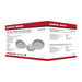 Security Lighting Nuvo 65-710 LED Security Light - Dual Head - White Finish - 3000K Nuvo