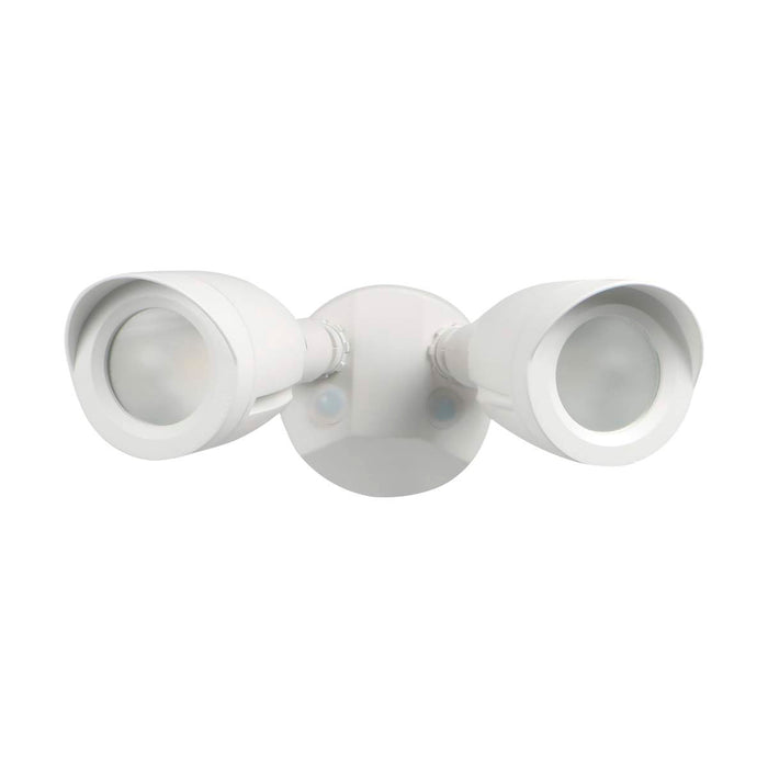 Security Lighting Nuvo 65-710 LED Security Light - Dual Head - White Finish - 3000K Nuvo