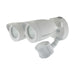 Security Lighting Nuvo 65-711 LED Security Light - Dual Head - Motion Sensor Included - White Finish - 3000K Nuvo