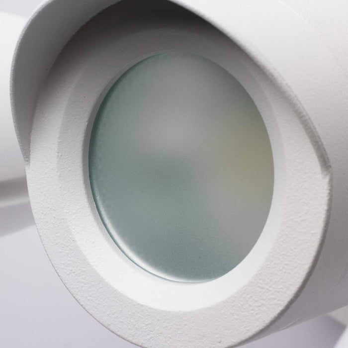 Security Lighting Nuvo 65-711 LED Security Light - Dual Head - Motion Sensor Included - White Finish - 3000K Nuvo