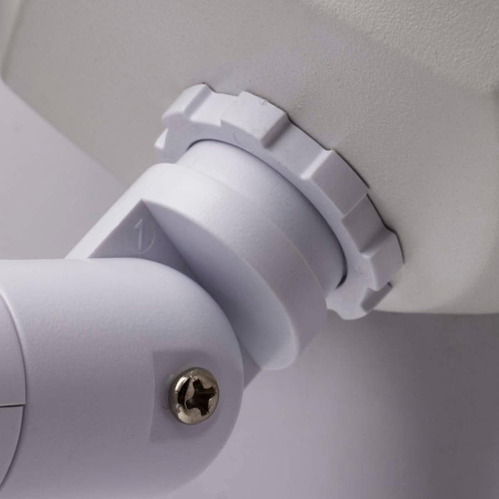 Security Lighting Nuvo 65-711 LED Security Light - Dual Head - Motion Sensor Included - White Finish - 3000K Nuvo