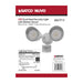 Security Lighting Nuvo 65-711 LED Security Light - Dual Head - Motion Sensor Included - White Finish - 3000K Nuvo