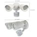 Security Lighting Nuvo 65-711 LED Security Light - Dual Head - Motion Sensor Included - White Finish - 3000K Nuvo