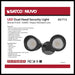 Security Lighting Nuvo 65-712 LED Security Light - Dual Head - Bronze Finish - 3000K Nuvo