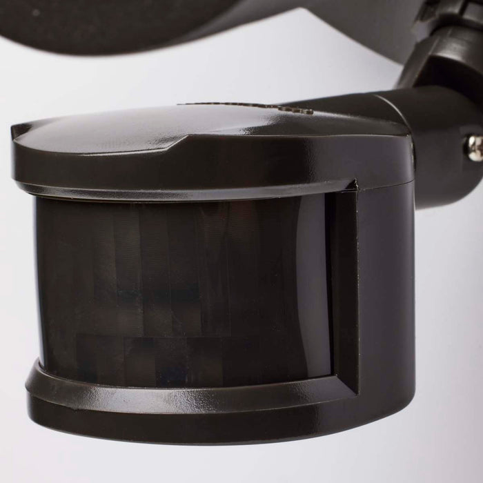 Security Lighting Nuvo 65-713 LED Security Light - Dual Head - Motion Sensor Included - Bronze Finish - 3000K Nuvo