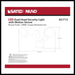 Security Lighting Nuvo 65-713 LED Security Light - Dual Head - Motion Sensor Included - Bronze Finish - 3000K Nuvo