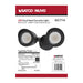 Security Lighting Nuvo 65-714 LED Security Light - Dual Head - Black Finish - 3000K Nuvo