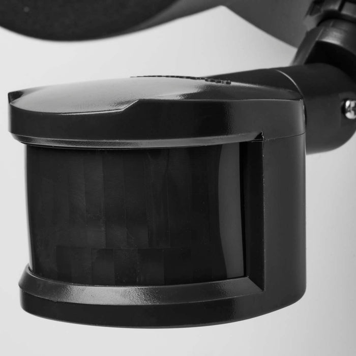 Security Lighting Nuvo 65-715 LED Security Light - Dual Head - Motion Sensor Included - Black Finish - 3000K Nuvo